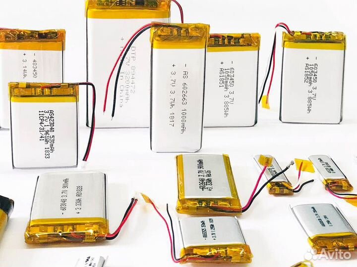 Новые, Akб 3,7v Li-Pol