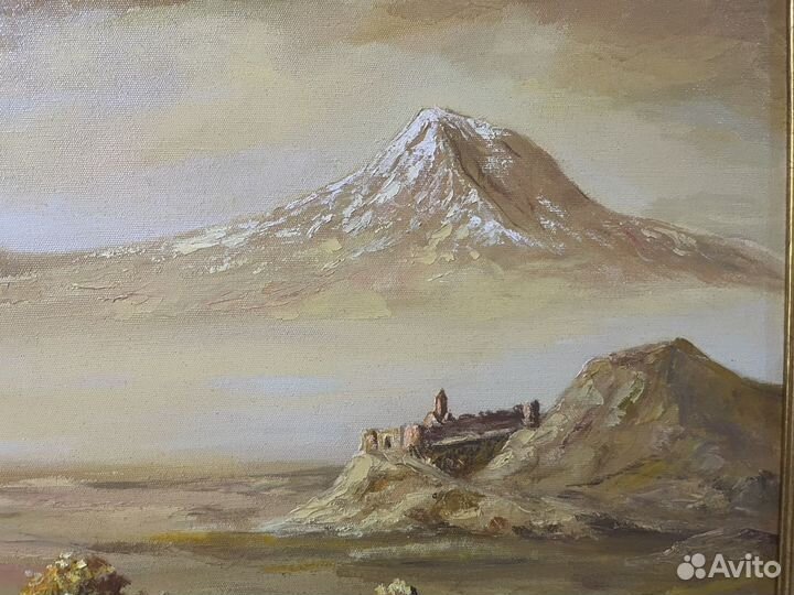 Картина маслом гора Арарат Арто армянский художник