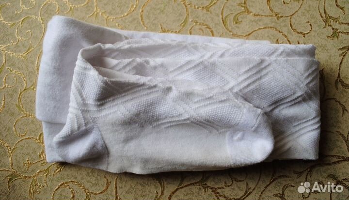 Колготки девочке белые