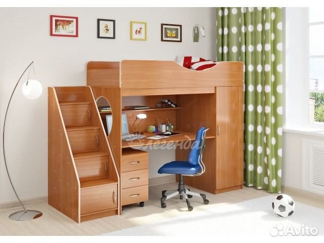 Кровать чердак