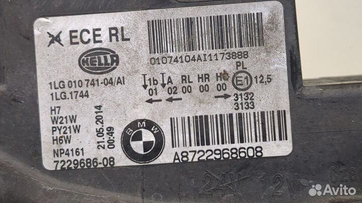 Фара (передняя) BMW 1 F20, F21, 2014