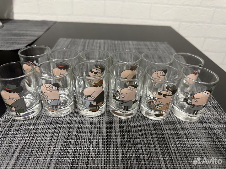 Стопки для водки новые 12 шт