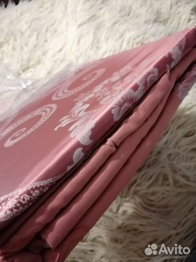 Постельное белье Евро Сатин Жаккард Турция Шёлк