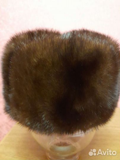 Норковая шапка мужская новая