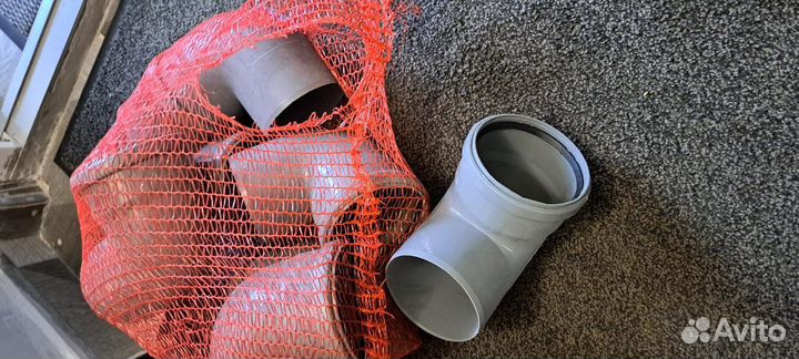 Угол 90 для канализации 100мм