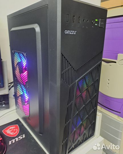 Игровой Компьютер i7 4770 16Gb GTX 1050ti SSD+HDD