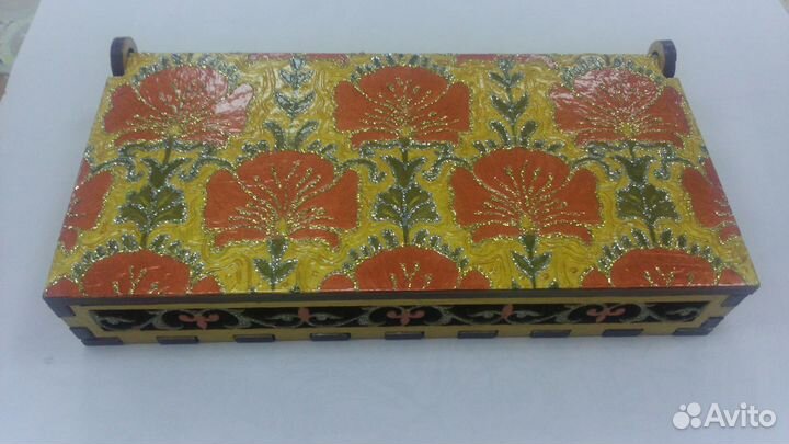 Купюрница 8см х17см х 3см h ручная работа дерево