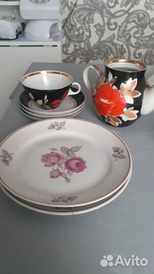 Фарфоровая посуда СССР (вербилки, дулево )