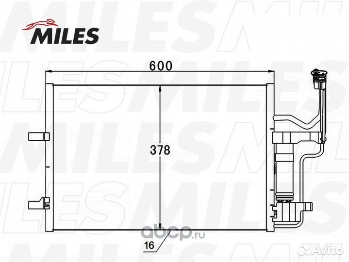 Радиатор кондиционера mazda 3