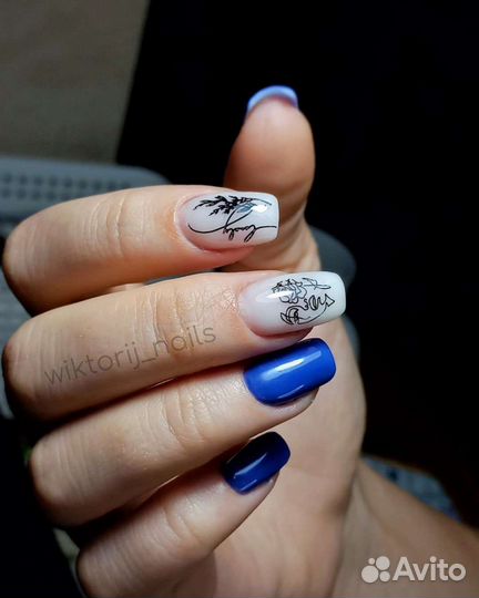 Маникюр с укреплением, наращивание ногтей, педикюр