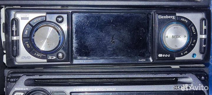 Магнитола эленберг с двд с экраном