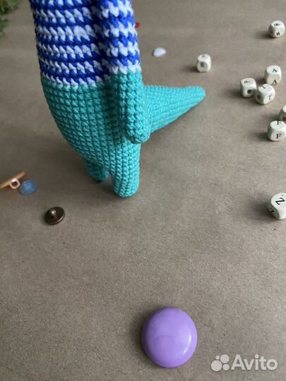 Кукла крокодил. Амигуруми