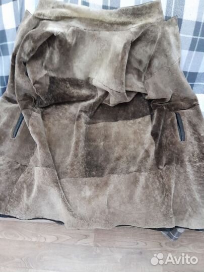 Кожаная куртка мужская 52 54