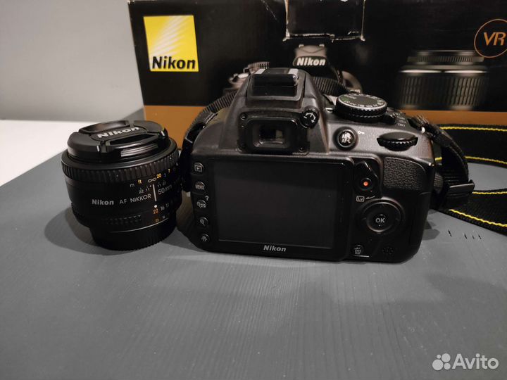 Фотоаппарат Nikon d3100 Kit + 50 mm nikon
