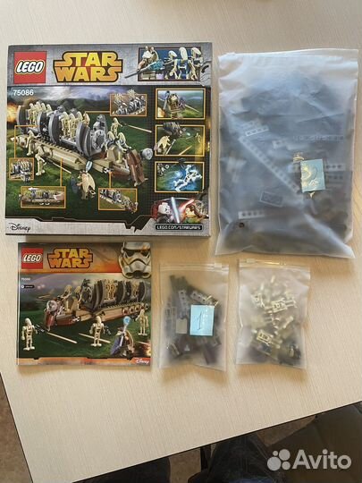 Lego Star Wars 75086 Перевозчик боевых дроидов