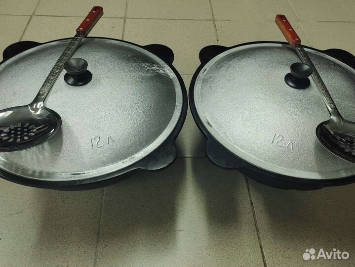 Чугунный Казан 16 литров Клеймом