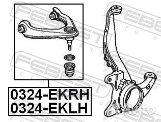 Рычаг верхн левый honda civic 96-00 0324-eklh 0