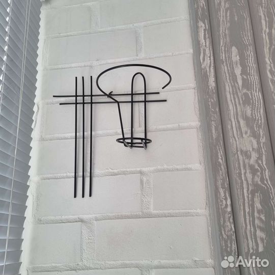 Подвесы для кашпо настенные с орхидеями