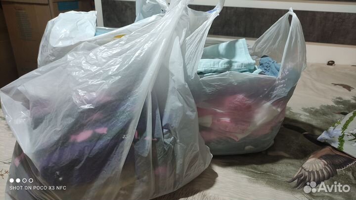 3 пакета детских вещей на девочку 116-122