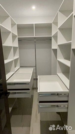 Гардеробная система на заказ в рассрочку