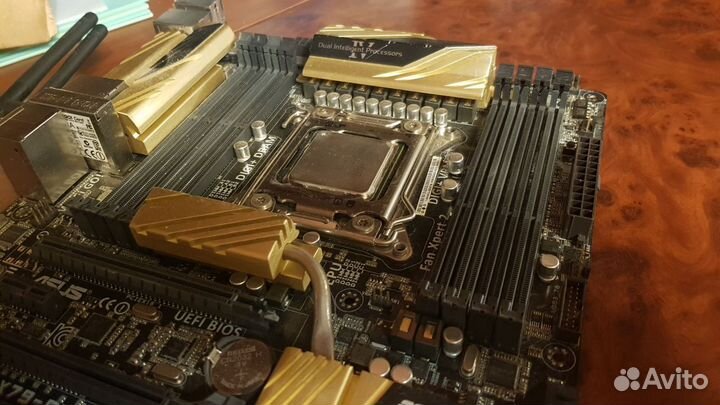 Asus x79 deluxe gold + e5 2690 кулер