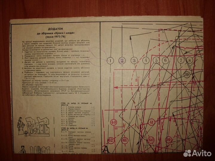 Журнал Краса и мода (Красота и мода) зима 1975-76