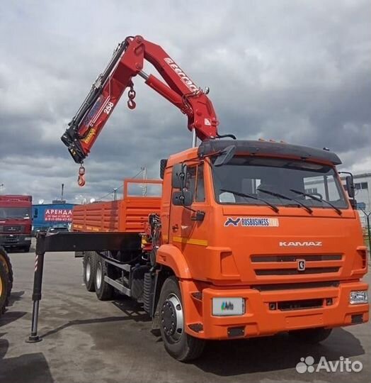 КамАЗ 65115-3094-48 с КМУ, 2023
