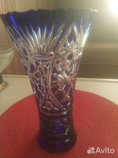 Ваза хрустальная большая СССР