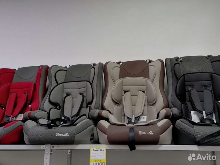 Автокресла 9-36 кг (трансформируется в бустер) нов
