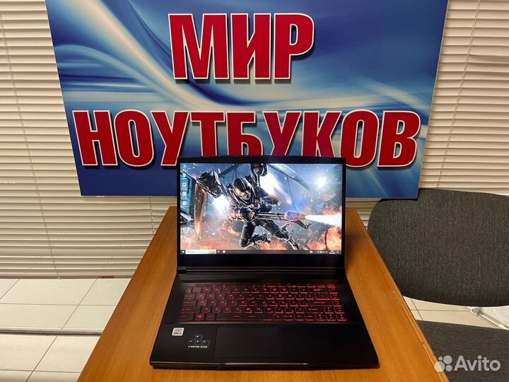 Игровой ноутбук MSI / i5 / 24gb / RTX 3050Ti