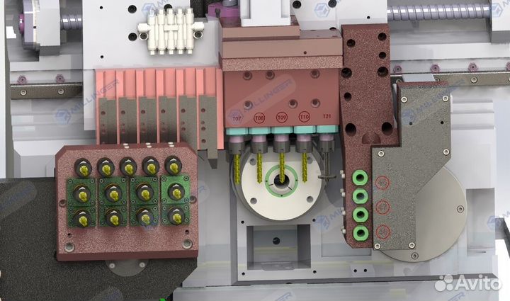 Прутковый АВТОМАТ продольного точения jsway A466