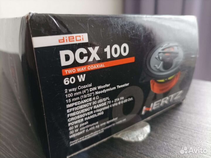 Акустика Hertz DCX 100 2-Way Coaxial