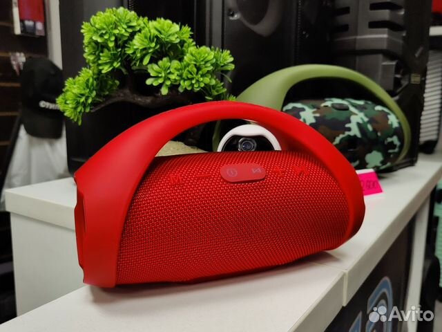 Колонка портативная Boombox mini красная