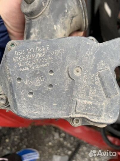 Дроссельная заслонка Skoda Fabia 2 BZG