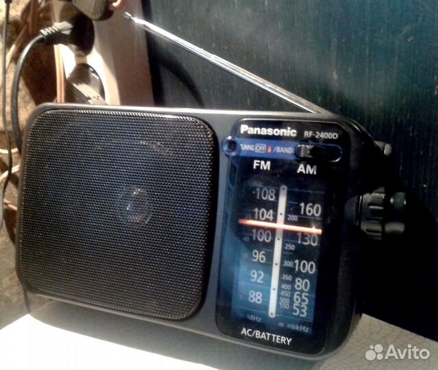 Радиоприемник panasonic RF-2400DEG-K, чёрный