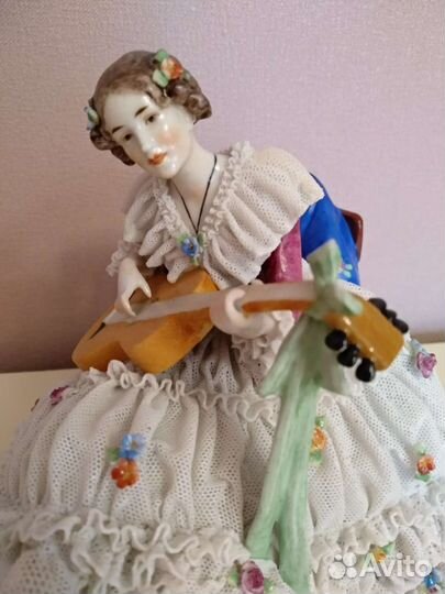 Эксклюзив.Muller кружевная статуэтка редчайшая