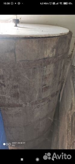 Бочка кадка дубовая