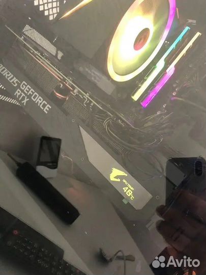 Видеокарта c LED gigabyte aorus 3080 12G master