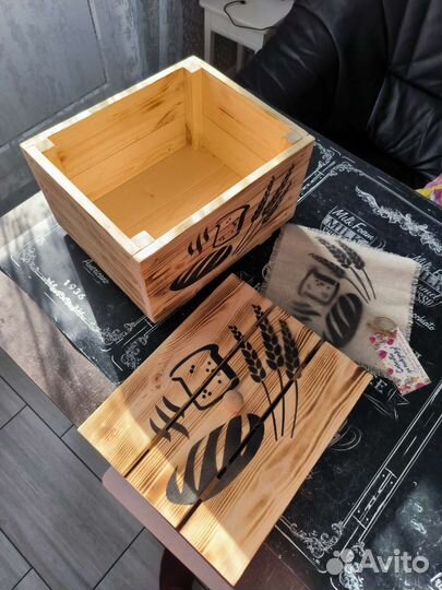 Хлебница деревянная ручная работа