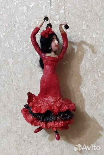 Ватная игрушка Испанка