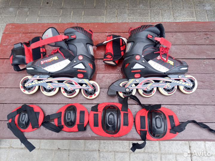 Роликовые коньки раздвижные