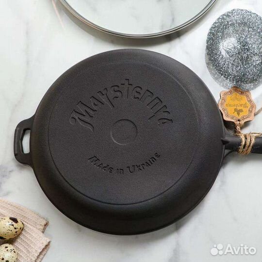 Сковорода чугунная 26см,22см 20смКазан.кастррюля