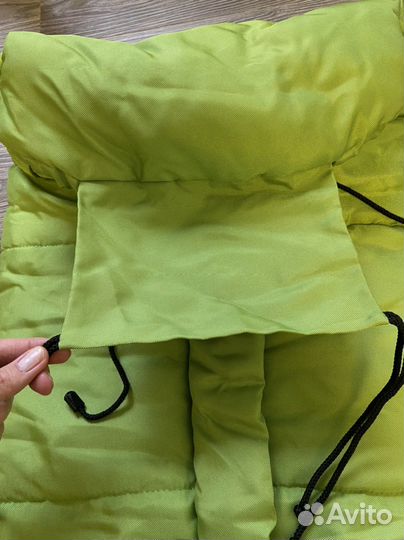 Зимний конверт в коляску leokid на овчине