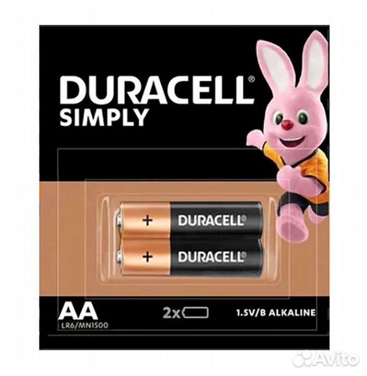Батарейка щелочная Duracell LR6/AA