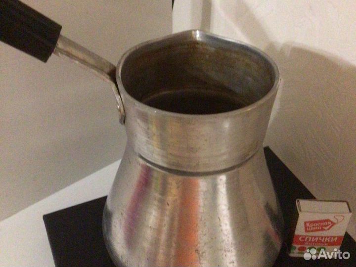 Турка большая 1 литр аллюминиевая СССР редкость