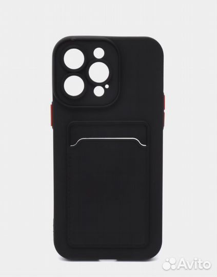 Черный чехол на iPhone 14 Pro Max