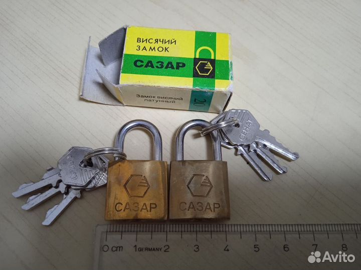 Замки навесные Сазар, Апекс, тросовый велосипедный