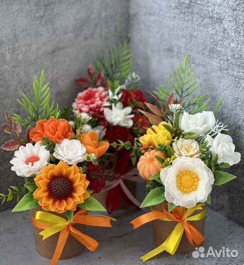 Букет из мыла