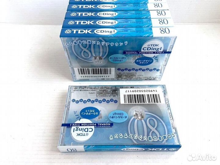 Аудиокассеты кассеты TDK CDing I 80 - 2000 г