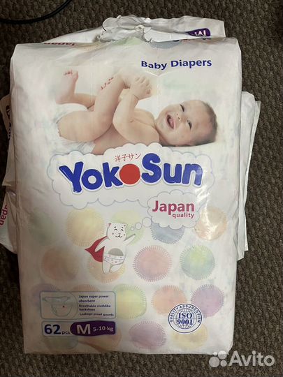 Подгузники yokosun m